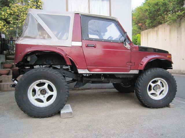 ジムニーでロッククローリング Red